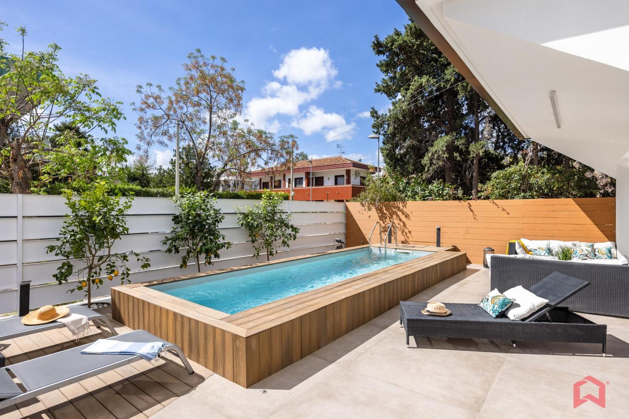 פלרמו Appartamento In Villa Con Piscina Privata מראה חיצוני תמונה
