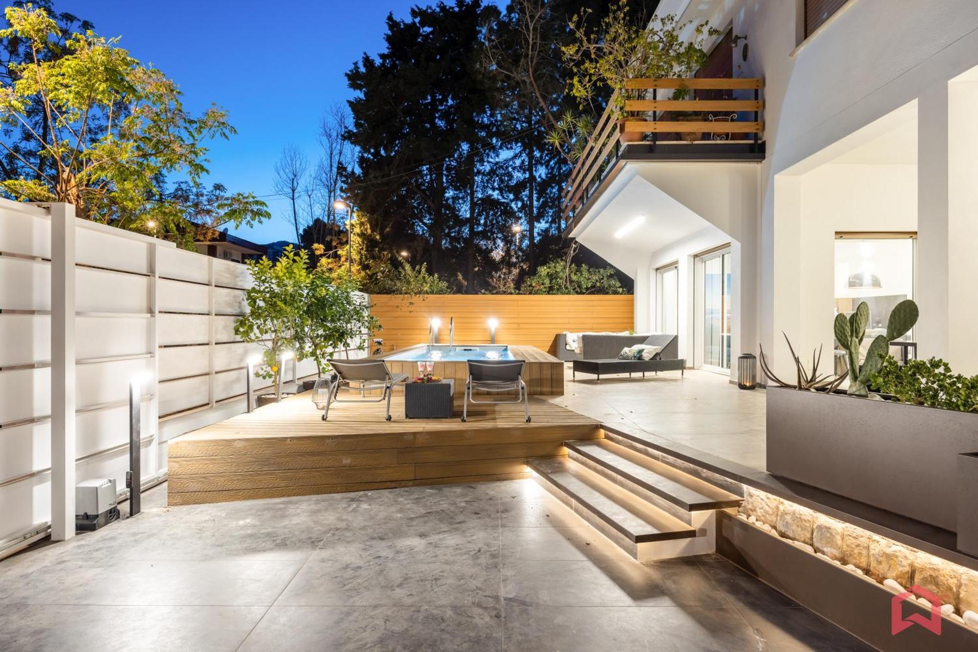 פלרמו Appartamento In Villa Con Piscina Privata מראה חיצוני תמונה