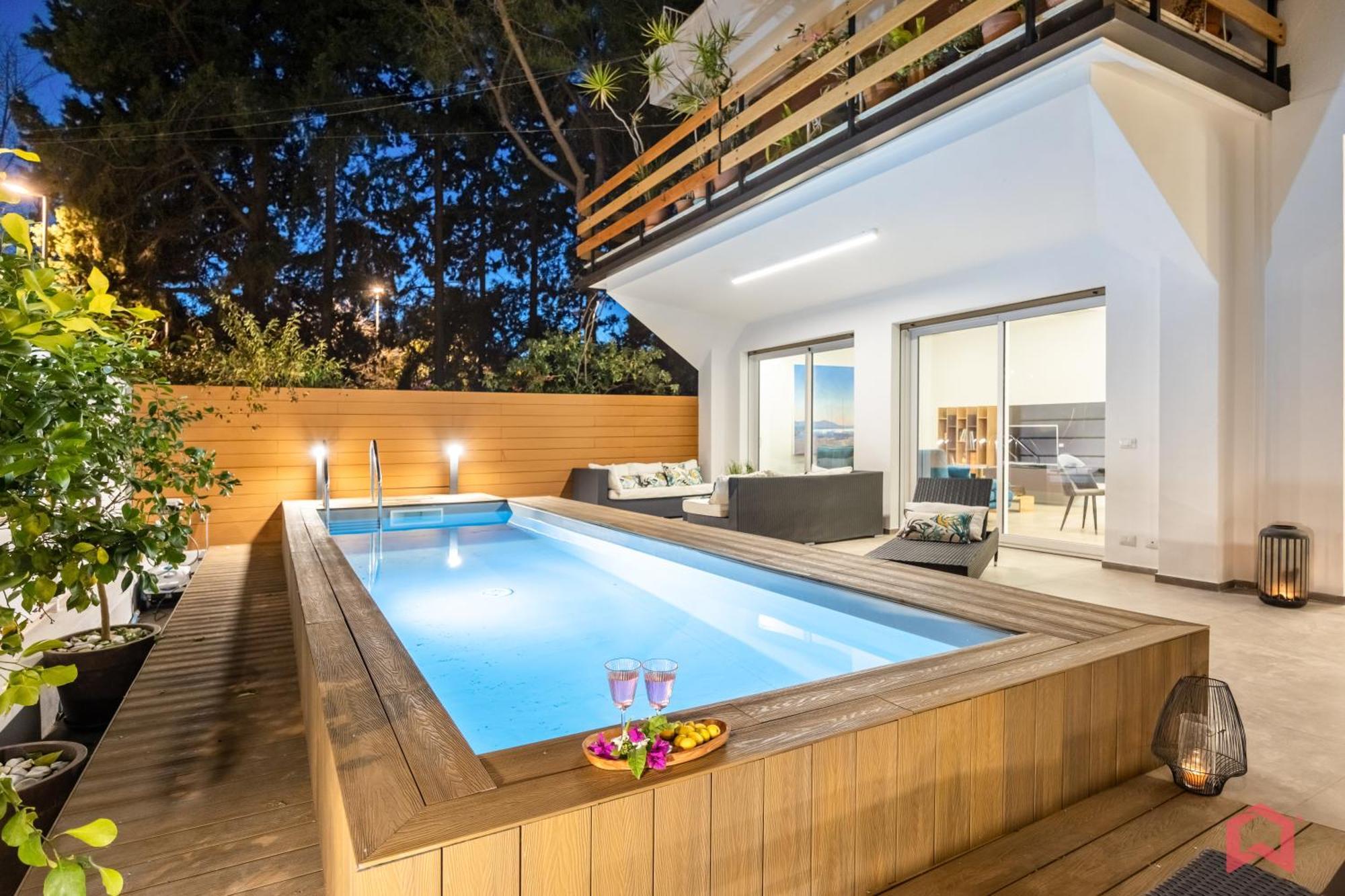 פלרמו Appartamento In Villa Con Piscina Privata מראה חיצוני תמונה
