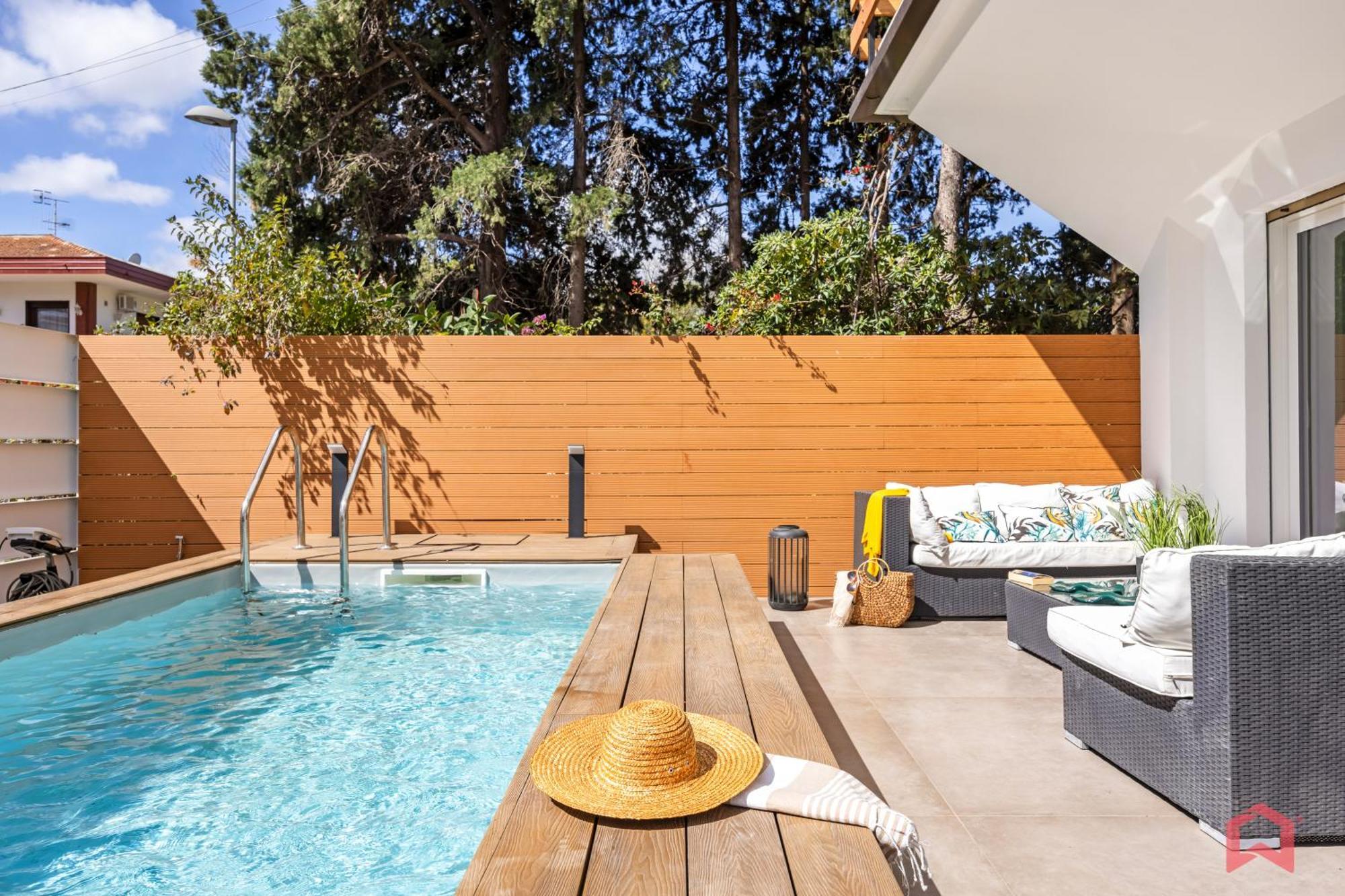פלרמו Appartamento In Villa Con Piscina Privata מראה חיצוני תמונה